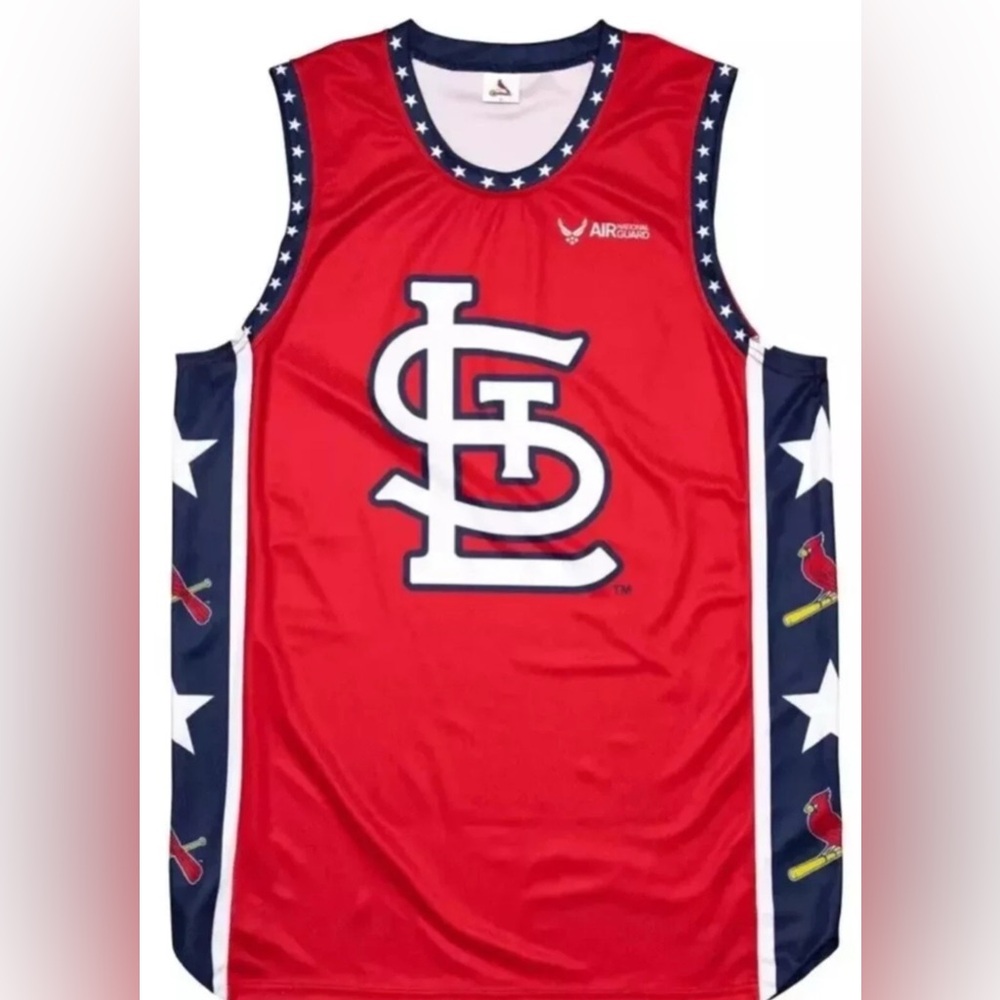 ST. LOUIS CARDINALS ADULT BASKETBALL JERSEY **SIZE XL** 7-27-24 SGA